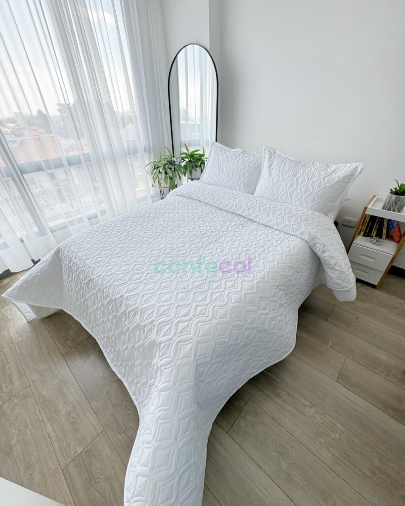 Colcha Quilt Española Blanca | CONFECOL MARKET